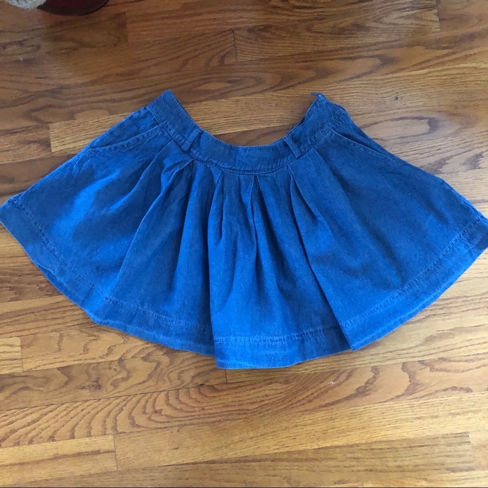 Sev. Colour flare denim mini skirt with pockets size Medium